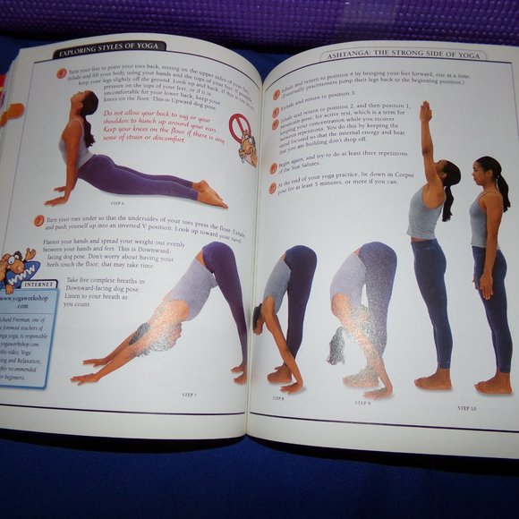 DK Keep It Simple Series (KISS) Yoga Book & New Purple 5 mm Yoga Mat - Picture 8 of 16